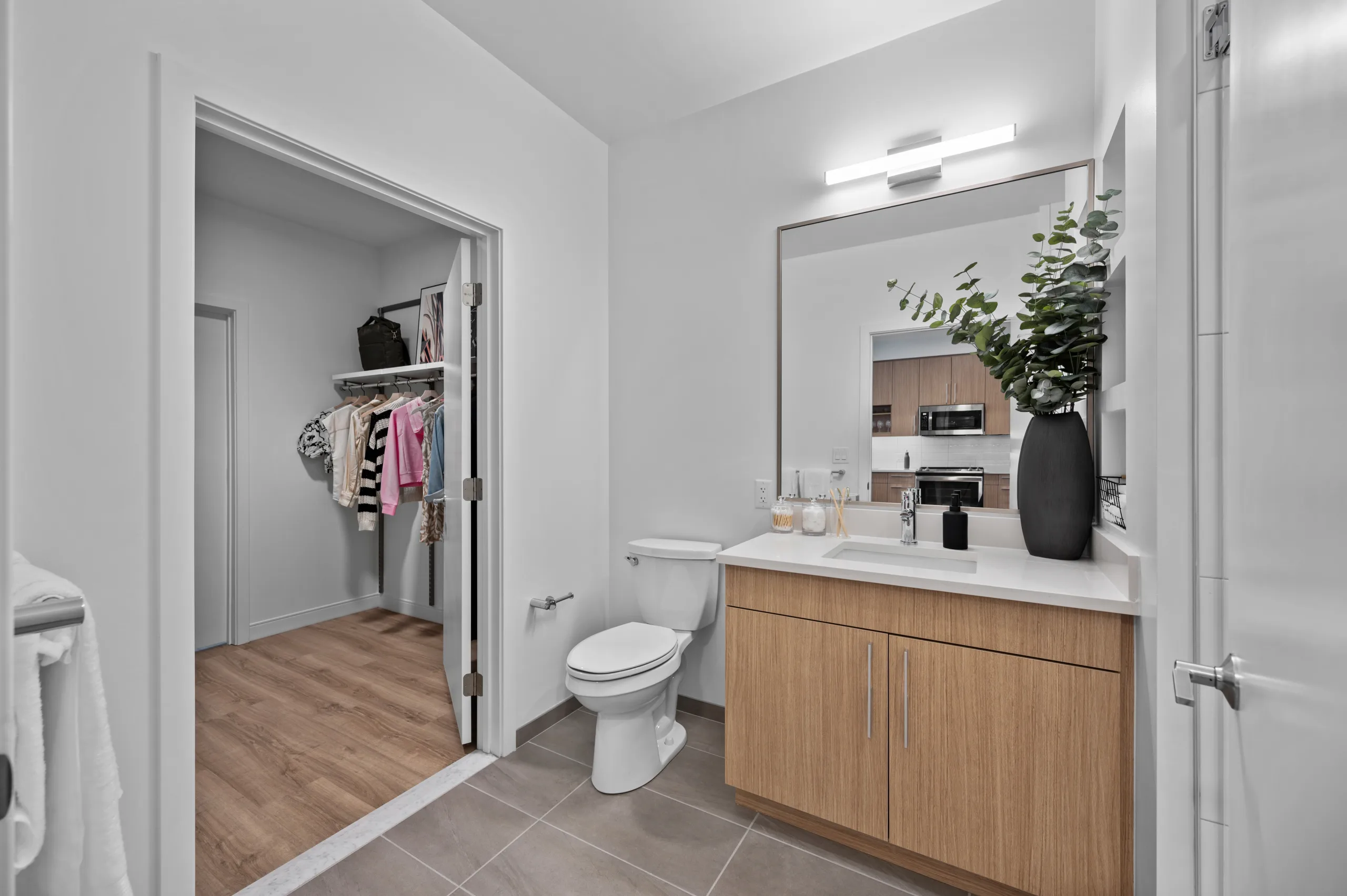 Alder Allston Yards apartment bathroom