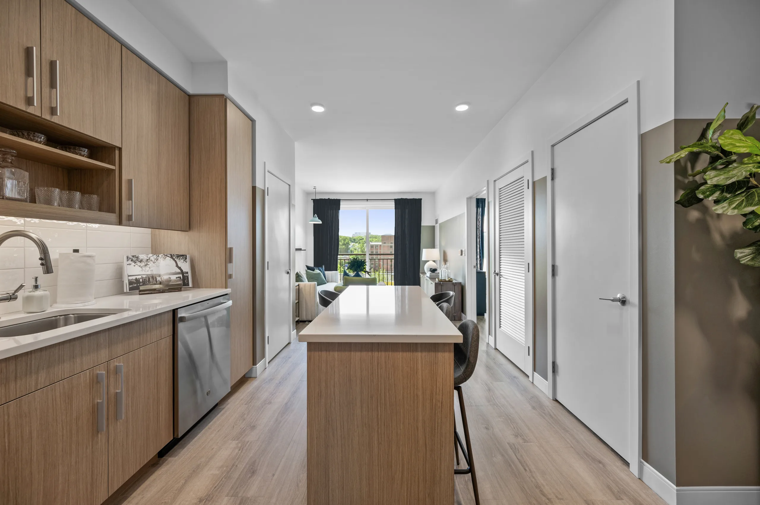 Alder Allston Yards apartment kitchen